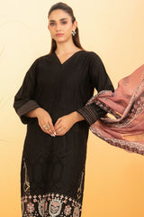 Dinara By Tawakkal Unstitched 3 Piece Emb Schiffli Lawn Suit-D-2286