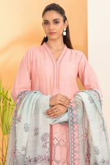 Dinara By Tawakkal Unstitched 3 Piece Emb Schiffli Lawn Suit-D-2287