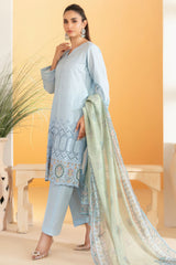 Dinara By Tawakkal Unstitched 3 Piece Emb Schiffli Lawn Suit-D-2288