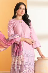 Dinara By Tawakkal Unstitched 3 Piece Emb Schiffli Lawn Suit-D-2290