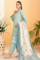 Dinara By Tawakkal Unstitched 3 Piece Emb Schiffli Lawn Suit-D-2292