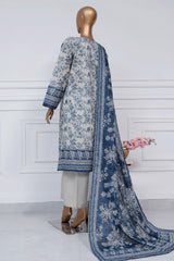 Sada Bahar Stitched 3 Piece Printed Lawn Vol-02 Collection'2025-D-9493-Off White
