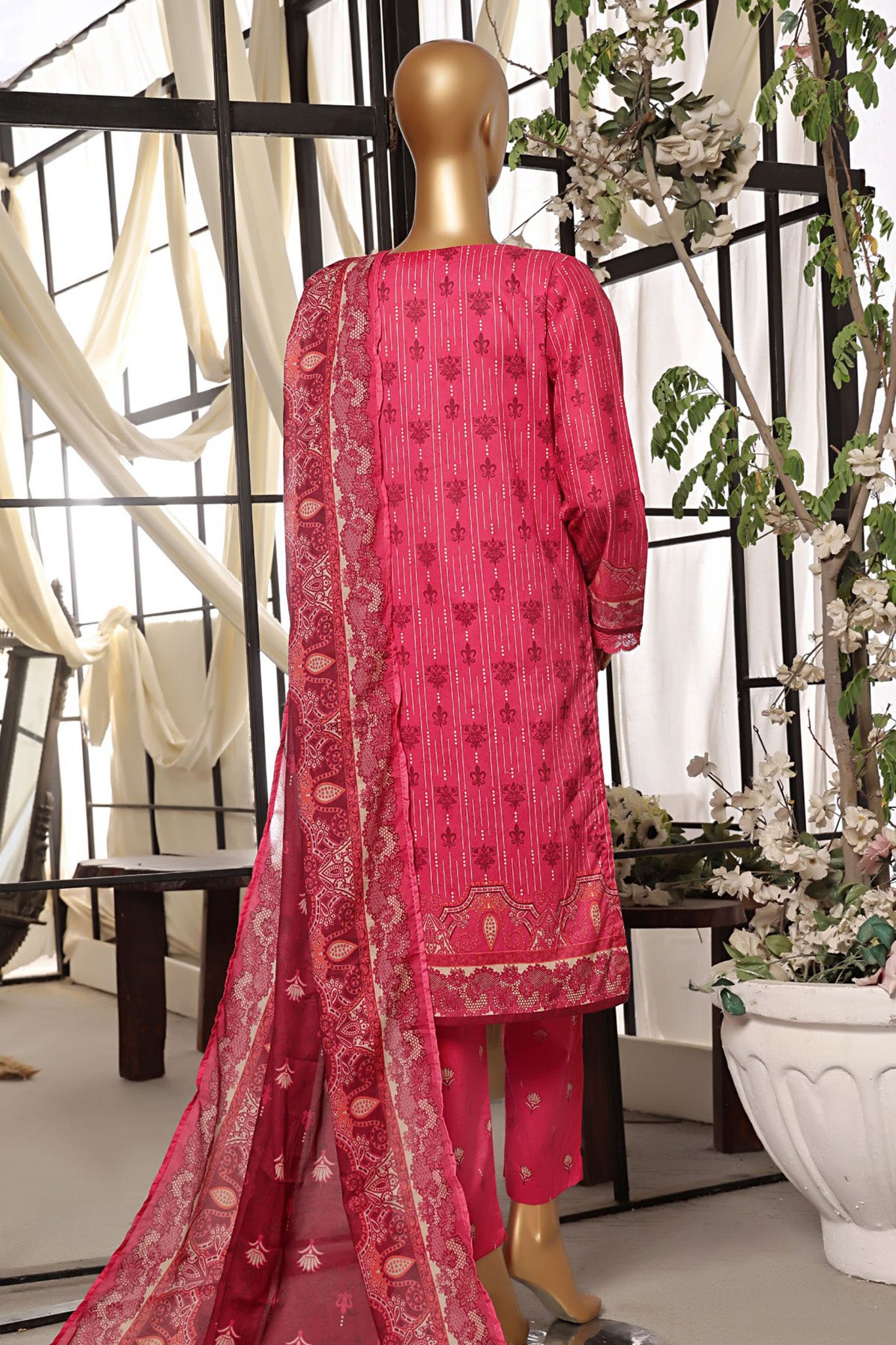 Sada Bahar Stitched 3 Piece Printed Lawn Vol-07 Collection'2024-D-2494-Magenta