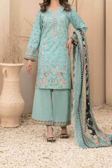 Farideh By Tawakkal Unstitched 3 Piece Emb Digital Print Lawn Collection'2024-D-2600