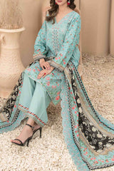 Farideh By Tawakkal Unstitched 3 Piece Emb Digital Print Lawn Collection'2024-D-2600