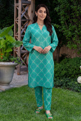 Rosaline By Tawakkal Stitched 2 Piece Digital Printed Lawn Vol-01 Suit-D-2666