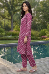 Rosaline By Tawakkal Stitched 2 Piece Digital Printed Lawn Vol-01 Suit-D-2673