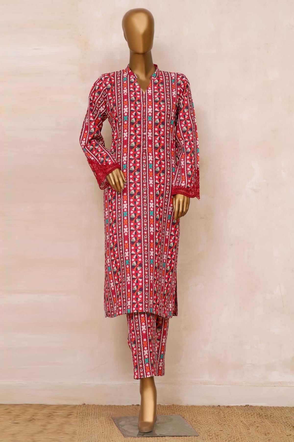 Sada Bahar Co Ords Karandi Cutwork Pret Collection'2023-D-2702-Pink
