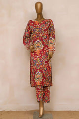 Sada Bahar Co Ords Karandi Cutwork Pret Collection'2023-D-2703-Rust