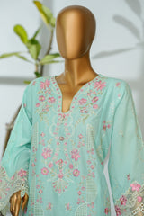 Bin Saeed Stitched 3 Piece Luxury Emb Lawn Suit-D-2705 FEROZI