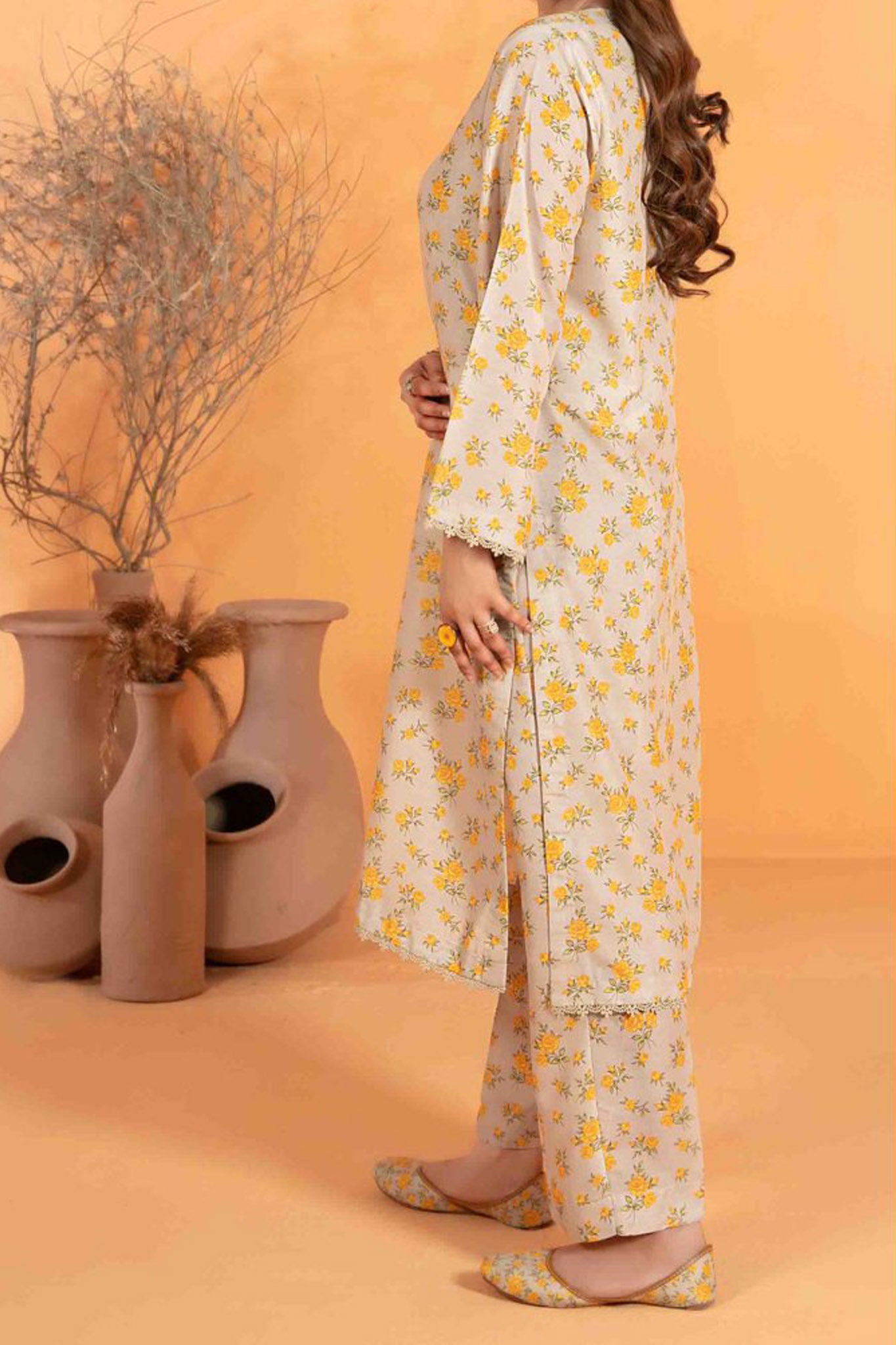 Amsal By Tawakkal Stitched 2 Piece Swiss Digital Print With Khussa Collection'2024-D-2752
