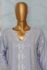 Bin Saeed Stitched 3 Piece Luxury Emb Lawn Suit- D-2756 LILAC