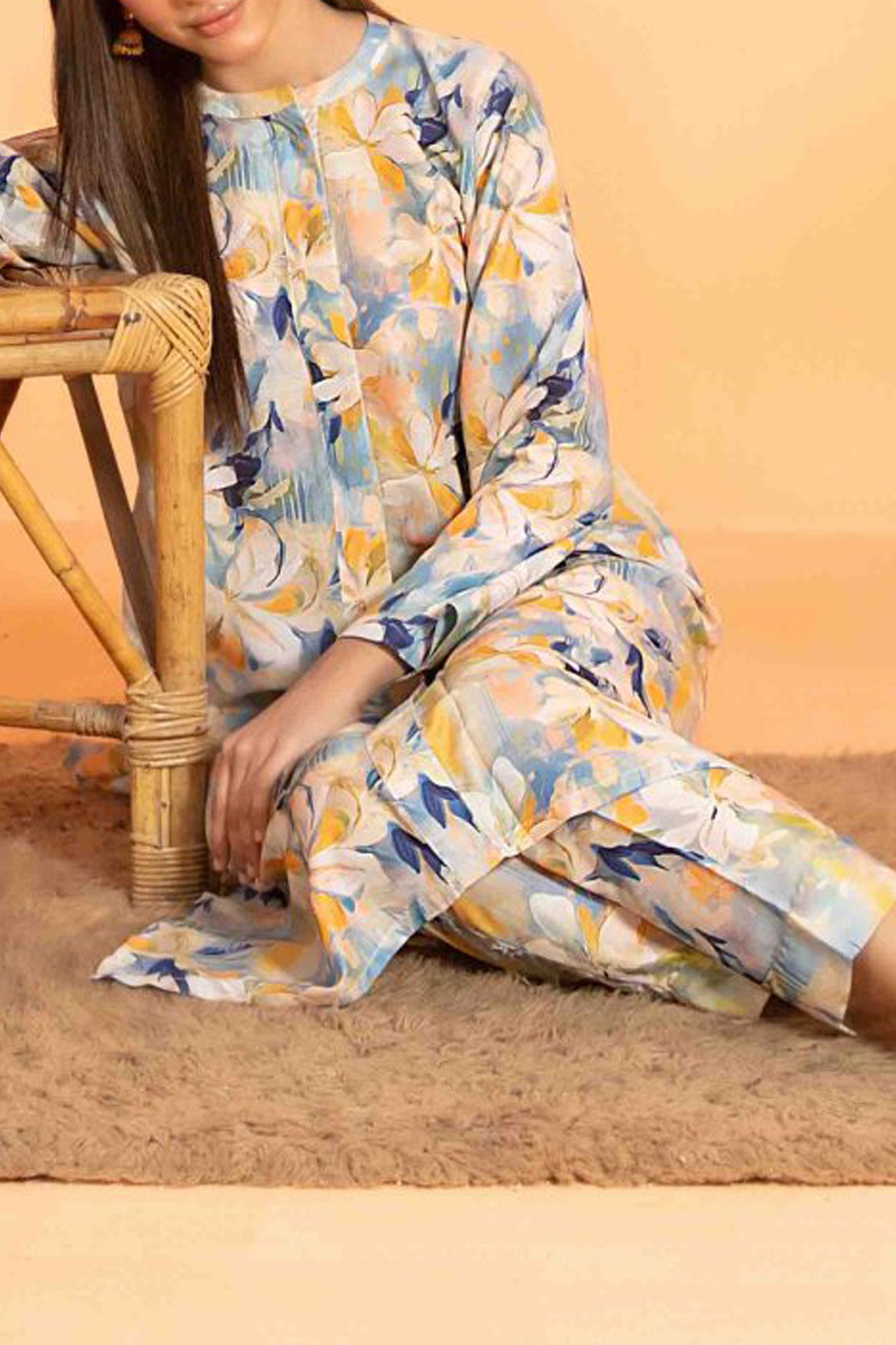 Amsal By Tawakkal Stitched 2 Piece Swiss Digital Print With Khussa Collection'2024-D-2758