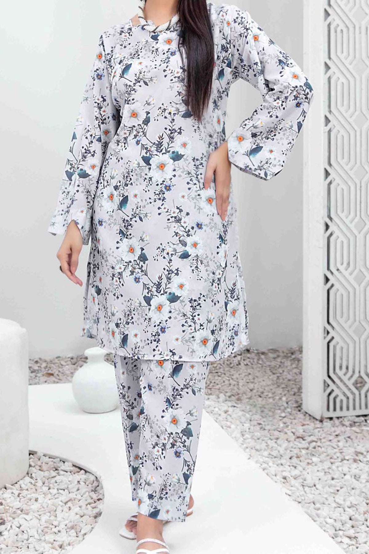 Zel By Tawakkal Unstitched 2 Piece Digital Printed Swiss Collection'2024-D-2812