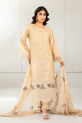 Azka By Tawakkal Stitched 3 Piece Emb Fancy Lawn Vol-1 Suit-D-2825