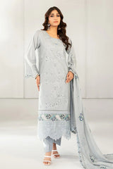 Azka By Tawakkal Stitched 3 Piece Emb Fancy Lawn Vol-1 Suit-D-2827