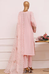 Bin Saeed Stitched 3 Piece Luxury Emb Lawn Vol-06 Suit-D-2846-Pink