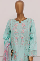 Bin Saeed Stitched 3 Piece Luxury Emb Lawn Vol-06 Suit-D-2847-Angori