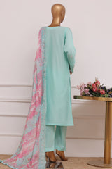 Bin Saeed Stitched 3 Piece Luxury Emb Lawn Vol-06 Suit-D-2847-Angori