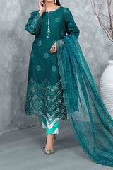 Rayleah By Tawakkal Unstitched 3 Piece Emb Schiffli Lawn Collection'2024-D-2927