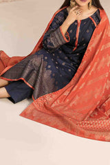 Dardina By Tawakkal Unstitched 3 Piece Broshia Banarsi Lawn Collection'2024-D-2956