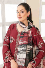 Araceli By Tawakkal Stitched 3 Piece Fancy Emb Belgian Viscose Collection'2024-D-3709