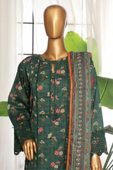 Rania By Sada Bahar Stitched 3 Piece Emb Lawn Vol-02 Collection-D-4078-Green