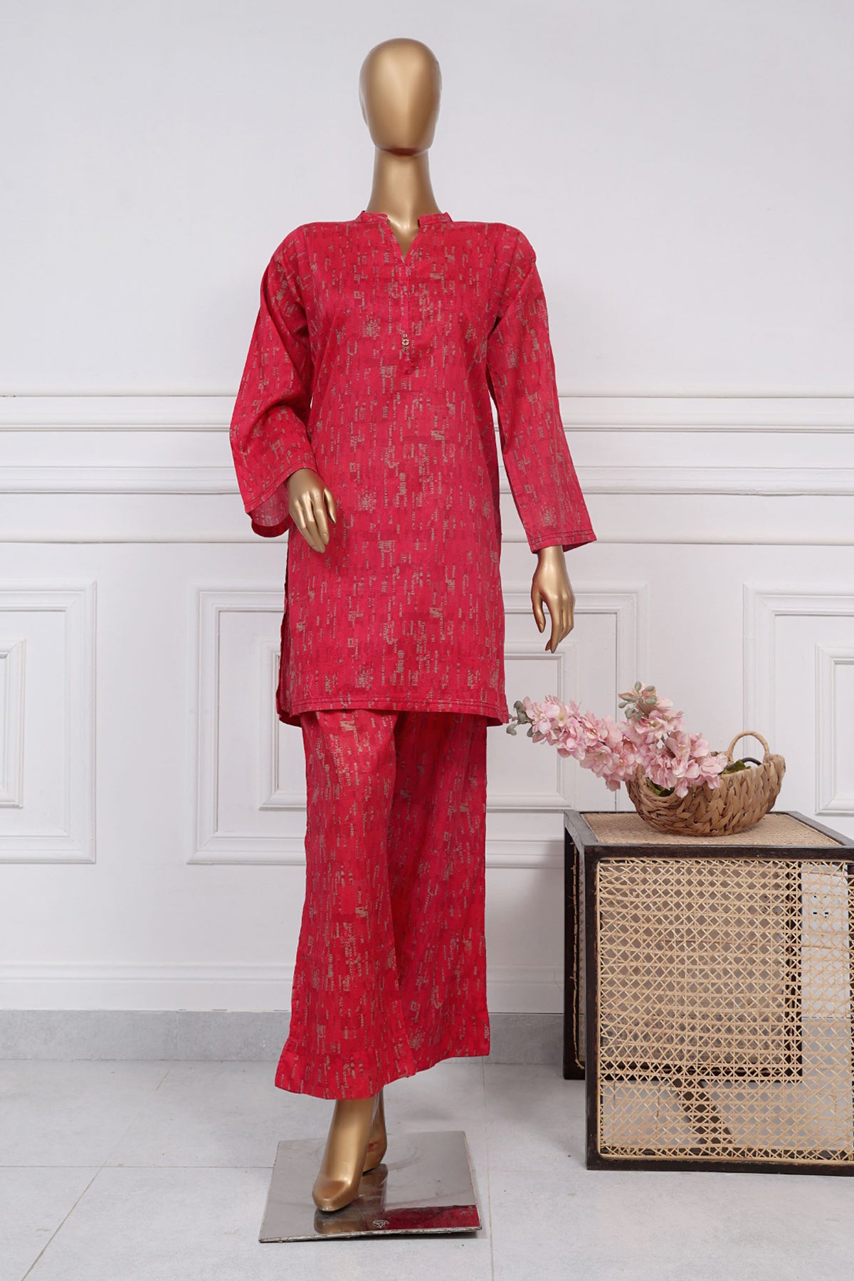 Sada Bahar Stitched Daily Wear Co Ords Collection-D-4944-D.Pink