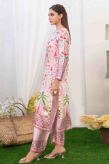 Damask By Tawakkal Stitched 2 Piece Digital Print Silk Collection-D-5203-Pink