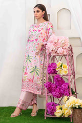 Damask By Tawakkal Stitched 2 Piece Digital Print Silk Collection-D-5203-Pink