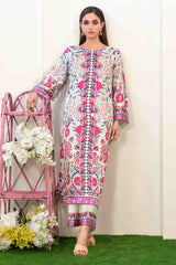 Damask By Tawakkal Stitched 2 Piece Digital Print Silk Collection-D-5207-Multi