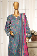 Sada Bahar Stitched 3 Piece Festive Emb Lawn Vol-01 Collection'2025-D-5210-Blue