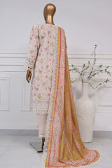 Signature By Sada Bahar Stitched 3 Piece Festive Emb Lawn Collection'2025-D-5282-Light Pink