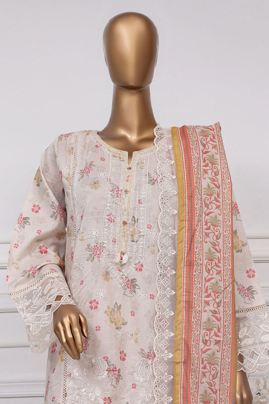 Signature By Sada Bahar Stitched 3 Piece Festive Emb Lawn Collection'2025-D-5282-Light Pink