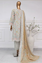 Signature By Sada Bahar Stitched 3 Piece Festive Emb Lawn Collection'2025-D-5292-Mint