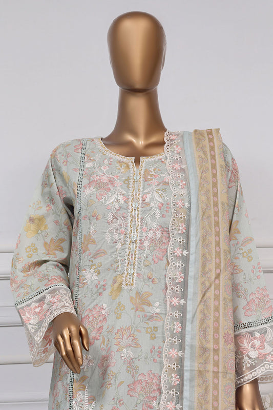 Signature By Sada Bahar Stitched 3 Piece Festive Emb Lawn Collection'2025-D-5292-Mint