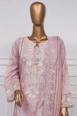 Signature By Sada Bahar Stitched 3 Piece Festive Emb Lawn Collection'2025-D-5300-Mauve