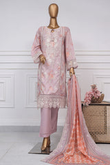 Signature By Sada Bahar Stitched 3 Piece Festive Emb Lawn Collection'2025-D-5300-Mauve