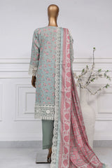 Signature By Sada Bahar Stitched 3 Piece Festive Emb Lawn Collection'2025-D-5340-Mint