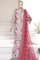 Malika By Sada Bahar Stitched 3 Piece Festive Emb Lawn Vol-02 Suit-D-5356-SKIN