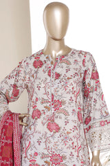 Malika By Sada Bahar Stitched 3 Piece Festive Emb Lawn Vol-02 Suit-D-5356-SKIN