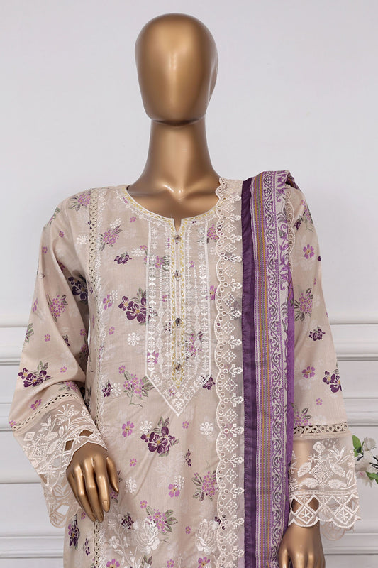 Signature By Sada Bahar Stitched 3 Piece Festive Emb Lawn Collection'2025-D-6119-Skin