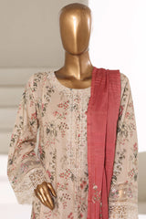 Sada Bahar Stitched 3 Piece Festive Emb Lawn With Fancy Dupatta Vol-01 Suit-D-641 SKIN