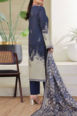 Aizal Stitched 3 Piece Printed Lawn Collection'2025-A-P-656-BLUE