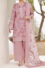 Aizal Stitched 3 Piece Printed Lawn Collection'2025-A-P-657-T PINK