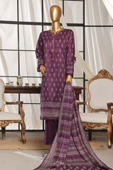Sada Bahar Stitched 3 Piece Printed Lawn Vol-04 Collection'2024-D-709-Purple