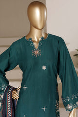 Eclair By Sada Bahar Stitched 3 Piece Emb Lawn Vol-02 Suit-D-794-C.GREEN
