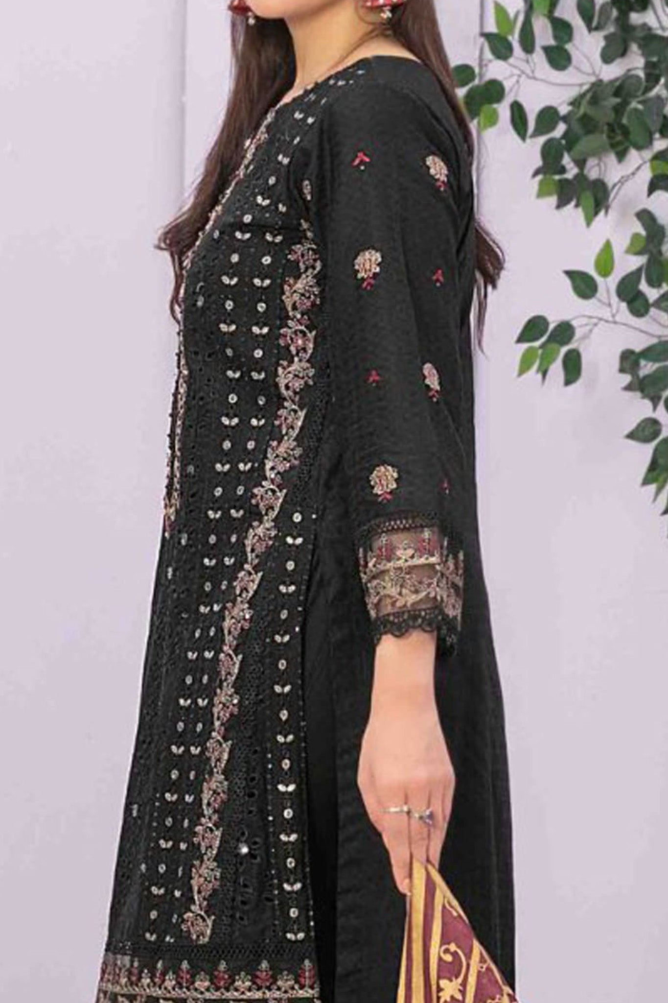 Farasha by Tawakkal Semi Stitched 3 Piece Jacquard Lawn Collection'2023-F-8976
