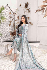 Aiyleen by Tawakkal Unstitched 3 Piece Emb Lawn Print Collection'2023-A-8995
