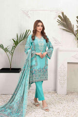 Aiyleen by Tawakkal Unstitched 3 Piece Emb Lawn Print Collection'2023-A-8997